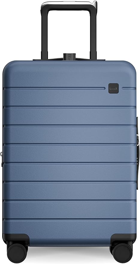 LUGGEX Carry On Luggage HUP3, Hardshell Suitcase with DiHook, Handy Pouch, 20 inch Expandable Suitcases Airline Approved TSA Lock, with Spinner Wheels (HX-Core)
