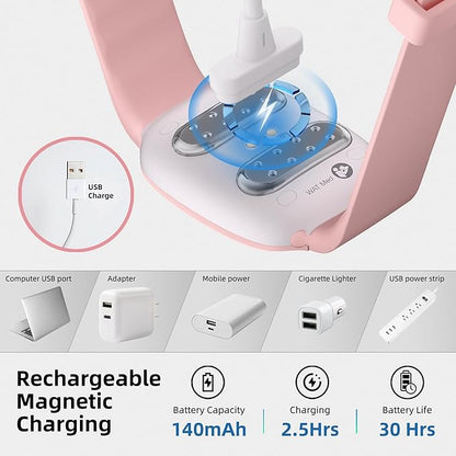 EmeTerm Fashion FDA-Cleared Relieve Nausea Electrode Stimulator Morning Sickness Motion Travel Sickness Vomit Relief Rechargeable No Gel Drug Free Wrist Bands Without Side Effects