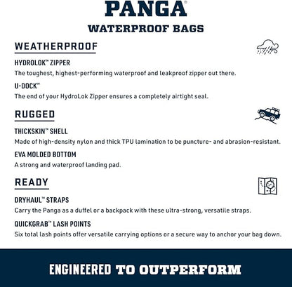 YETI Panga 28 Airtight Waterproof Submersible Backpack, Wetlands Camo