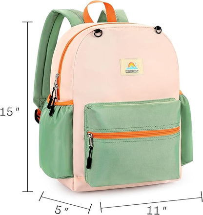 STEAMEDBUN Kids Backpack for Girls 6-8: Toddler Backpack for Preschool Kindergarten - Girls Backpacks for Elementary 4-6
