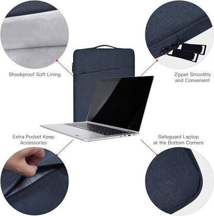 17.3 Inch Laptop Bag, Waterproof Business Laptop Case for Dell Inspiron 17 7000 5000 3000/Dell G3, Acer Aspire 5 7/Acer Aspire E17/ Acer Predator Helios 300 PH317, MSI GF75 Sleeve Case(Blue)