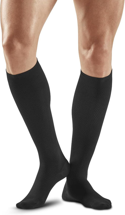 CEP Men’s Allday Knee High Compression Wool Socks - Business, Dress, Travel Long Socks