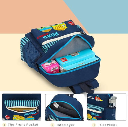 willikiva Cute Zoo Little 3d Backpack Kids Backpack for Boys and Girls Toddler Backpack Waterproof Preschool(Nice Day)