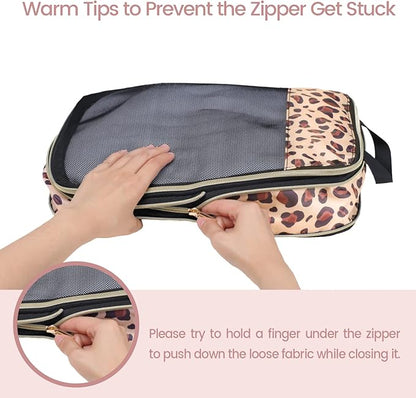 Cambond Compression Packing Cubes for Travel Women - Expandable Travel Bags Luggage Organizers Travel Essentials Compression Cubes for Travel Carry on Suitcases Organizer