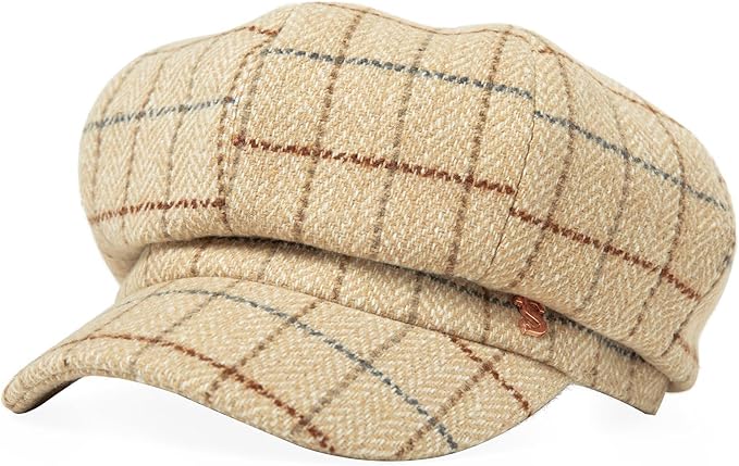 Comhats Wool Fashion Newsboy Hats for Women Winter Warm Pageboy Cabbie Cap Beret