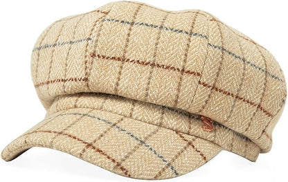 Comhats Wool Fashion Newsboy Hats for Women Winter Warm Pageboy Cabbie Cap Beret