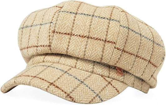 Comhats Wool Fashion Newsboy Hats for Women Winter Warm Pageboy Cabbie Cap Beret