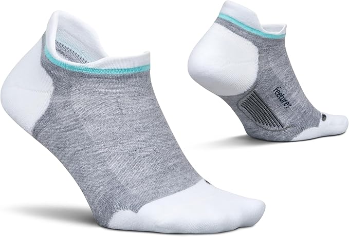 Feetures Elite Golf Max Cushion Tab Ankle Socks - Sport Sock with Targeted Compression