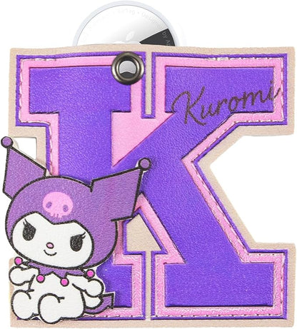 Sonix x Sanrio Character Keychain Case Compatible with Apple AirTag | Protective AirTag Cover Keychain | College Letters Kuromi