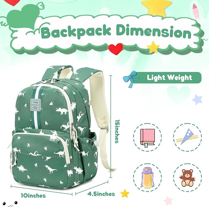 CAMTOP Preschool Backpack for Kids Boys Girls Toddler Backpack Kindergarten School Bookbags for Age 3-8