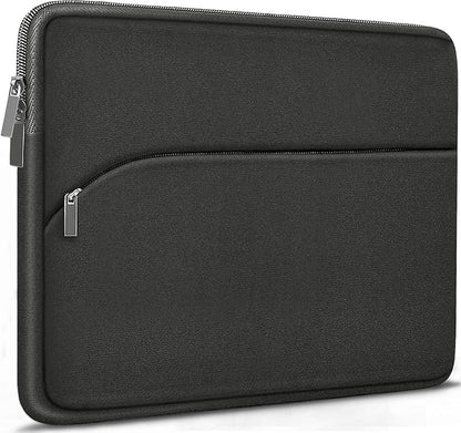 Laptop Sleeve Case 14 inch, Slim Portable Monitor Protective Cover with Front Pocket, Traveling Carrying Laptop Bag Compatible for MacBook Air/Pro, HP, Dell, Lenovo, Acer, Grey