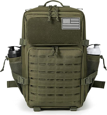 QT&QY 45L Military Tactical Backpacks For Men Camping Hiking Trekking Daypack Bug Out Bag Lage MOLLE 3 Day Assault Pack