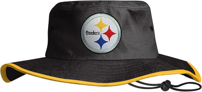 NFL Solid Team Color Logo Sport Outdoor Sun Bucket Boonie Hat