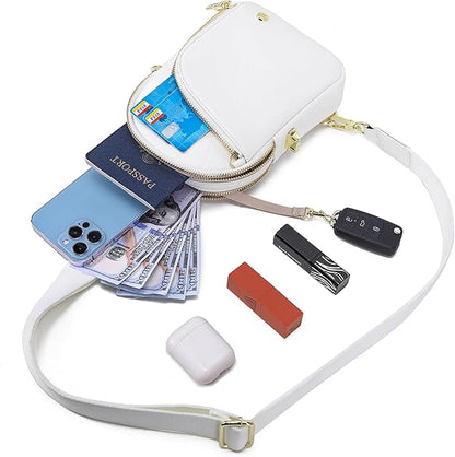 INICAT RFID Blocking Sling Bag,Anti Theft Crossbody Bags for Women,Travel Gifts Cross Body Purses Vegan Leather