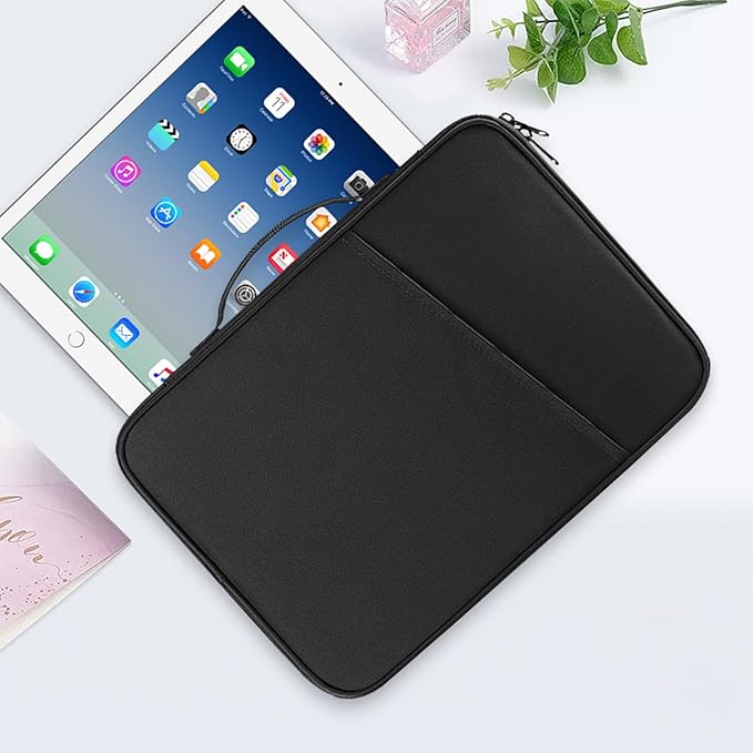 BoAn Laptop Sleeve Case, Handbags Portable Laptop Bag, 15.6 inch Bag Shockproof Protective Notebook Case with Accessory Pocket, for 15.6 inch HP, ASUS, Lenovo, Acer, Notebook, Computer, Black