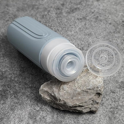 Travel Bottles for Toiletries, 5 Pack TSA Approved Travel Size Containers, 3oz Leak Proof Refillable Travel Accessories for Shampoo Conditioner, BPA Free Travel Bottles with Toiletry Bag