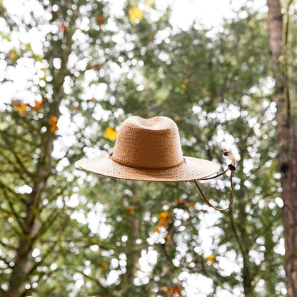 Panama Jack Women's Sun Hat - Paper Braid Straw, Safari, 3 1/2" Big Brim