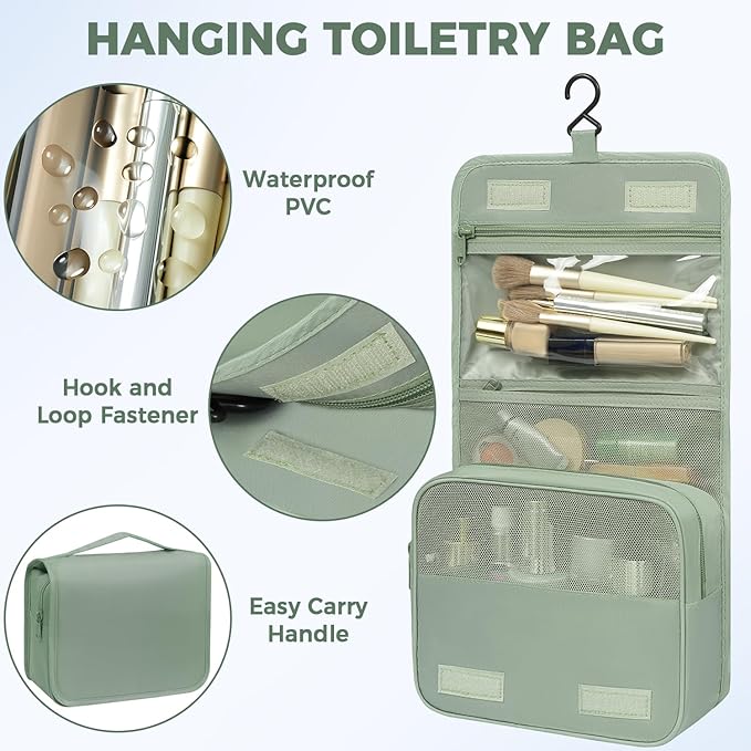 BAGAIL 9 Set Packing Cubes Luggage Packing Organizers for Travel Accessories