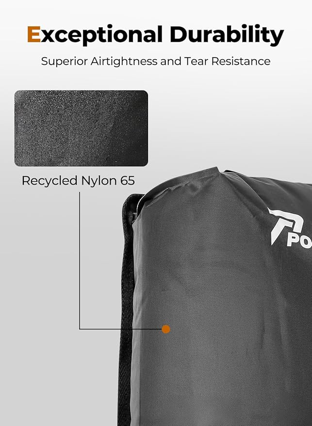 Vacuum Bags for Travel with Pump, Reusable Space Saver Bag, IP67 Waterproof Vacuum Packing Cubes for Travel Suitcases and Backpack (1PC + PUMP)