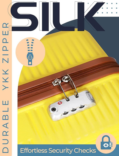 Luggage Sets 5 Piece,Lightweight,Impact-Resistant,Wear-Resistant Suitcases with Wheels, Hardshell Suitcase Set with Spinner Wheels, PP Carry on Luggage Set with TSA Lock, Travel Luggage
