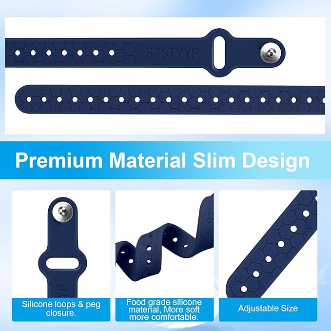 Motion Sickness Bands Sea Sickness Wristbands Anti Nausea Wristband Nausea Bands for Morning Sickness Relief Sea Bands for Motion Sickness Bracelet Cruise(1 Pair Dark Blue)