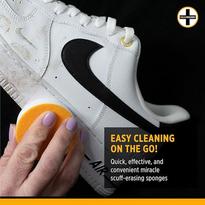 SneakERASERS Instant Sneaker Cleaner Sponge, Effective Shoe Cleaning for White Sneakers, Tennis Shoes -