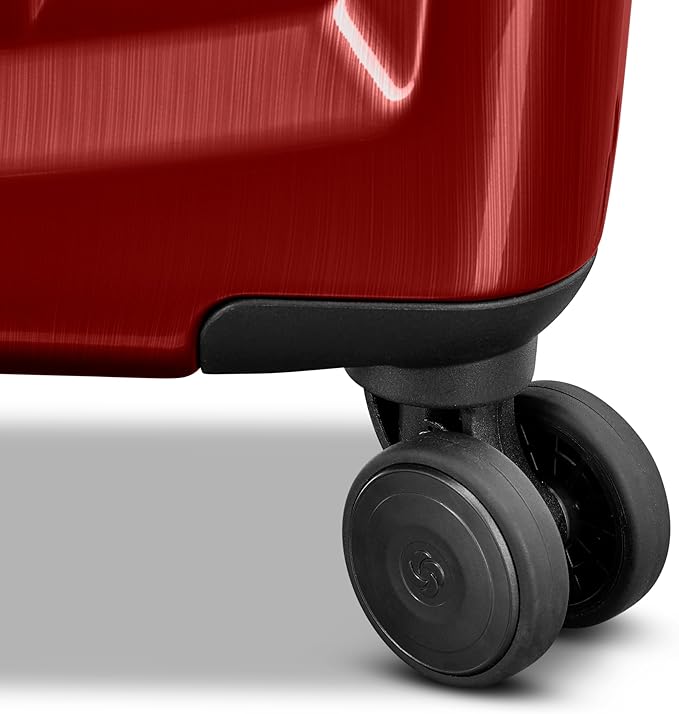 Samsonite Winfield 2 Hardside Expandable Luggage with Spinner Wheels, Burgundy, Checked-Large 28-Inch