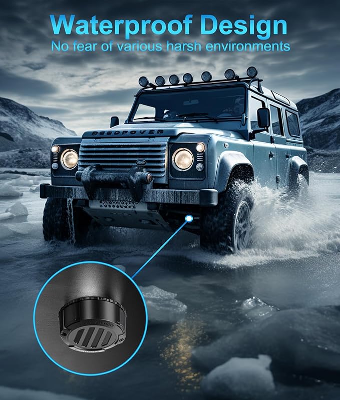 Mini GPS Tracker for Vehicles - Magnetic Car Tracker Device, Hidden | Real-Time Tracking | No Extra Monthly Fee | Long Battery Life, Air Tag Smart Car Locator Work Compatible with iOS and Android