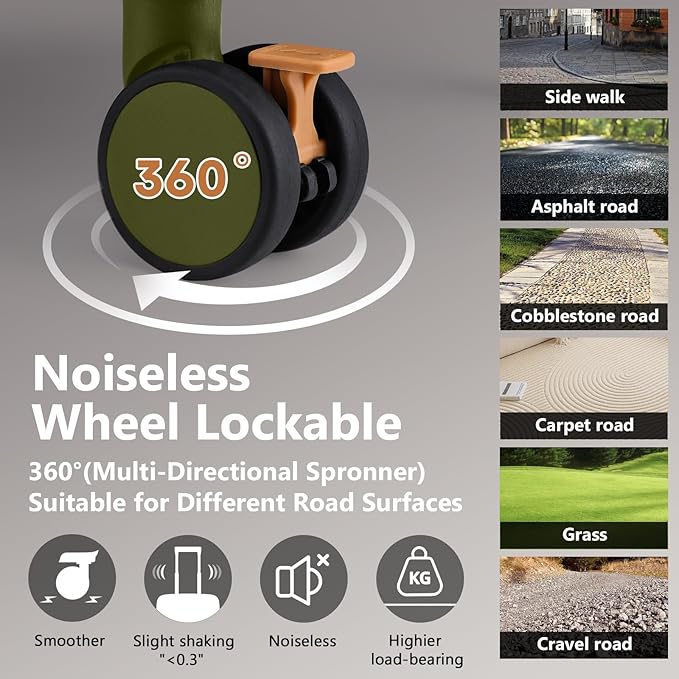 Joyway Carry On Luggage, Expandable Suitcase with Smart Cup Holder and USB Port, 20 IN Hardside Checked with TSA Lock Spinner Double Wheels, Green
