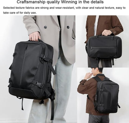 Vacuum Backpack Travel with Pump,60L Expandable Backpack with Lock,Multifunctional Portable Storage Commuter Backpack