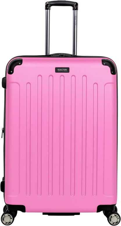 Kenneth Cole REACTION Renegade Luggage Expandable 8-Wheel Spinner Lightweight Hardside Suitcase, Watermelon, 28-Inch Checked