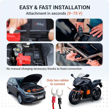 PAJ GPS Vehicle Finder 4G 2.0 - Real-Time GPS Tracker Device for Car, Motorcycles, Trucks, Bike - Direct Connection to Vehicle Battery (9-75V) - Tracking Devices with Alerts - Subscription Required