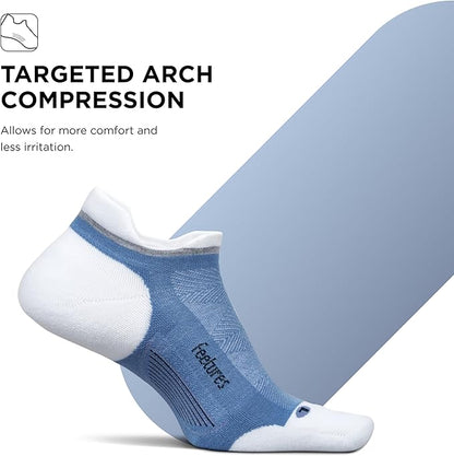 Feetures Elite Golf Max Cushion Tab Ankle Socks - Sport Sock with Targeted Compression