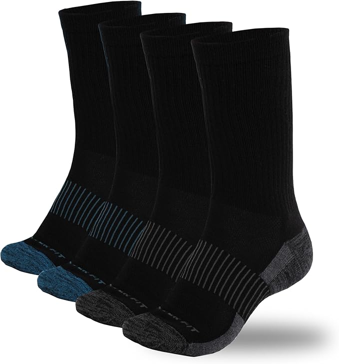 Copper Fit Unisex Crew Length Sport Socks, 2 Pair