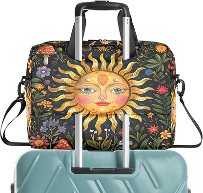 Laptop Bag Bohemian Mandala Laptop Satchel Briefcase Adjustable shoulder Carrying for MacBook Pro 16 inch