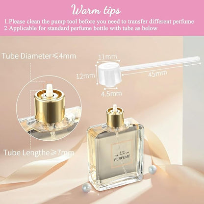 Zonon 56 Pieces Refillable Perfume Atomizer Mini Refillable Spray Perfume Bottle Portable with 56 Pieces Refill Pump Dispenser Pump Transfer Tool for Outgoing (Purple, Pink, Silver,5 ml)
