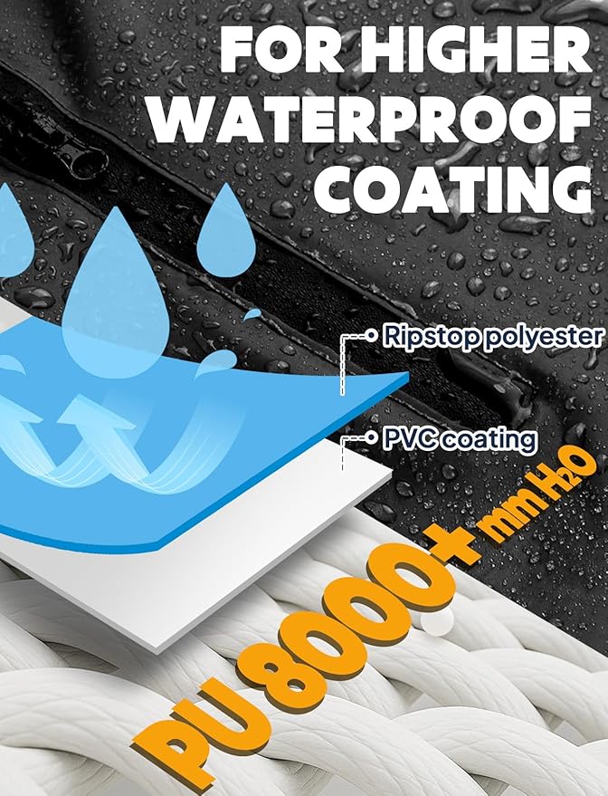 ANYOO Waterproof Rain Poncho Bike Bicycle Rain Capes Lightweight Compact Reusable for Adults