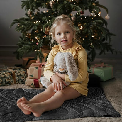 zzlamb Camping Blanket for Cold Weather,Outdoor Puffy Blanket Portable Down Alternative,Windproof Warm Cloak with Snaps,Cozy Quilt Backpacking Picnic RV Travel Plane Car Hammock Beach Climbing