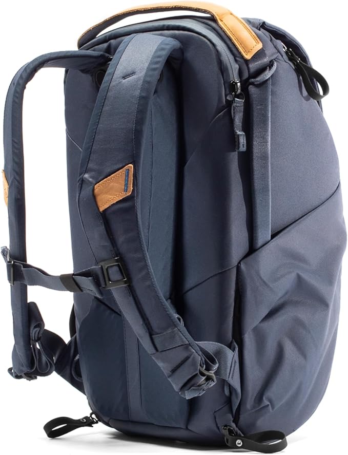 Peak Design Everyday Backpack 20L, Midnight, MagLatch Top, Dual Side Access, FlexFold Dividers, Fits 15" Laptop, For Camera Carry, Daily Commutes or Travel, Versatile Backpack for Men and Women