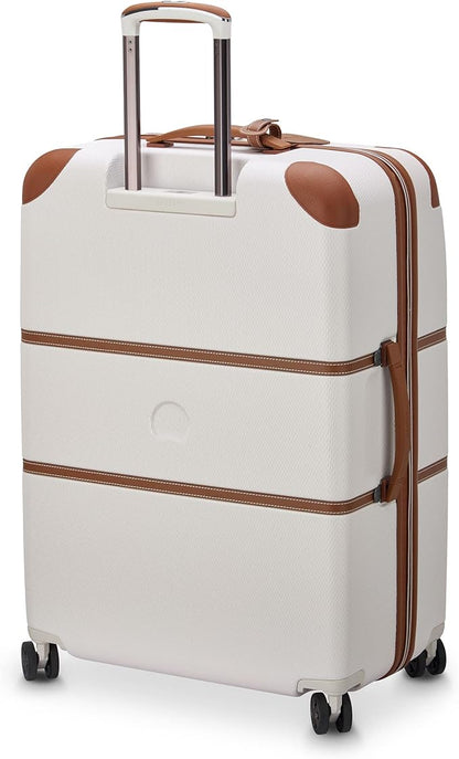 DELSEY PARIS Chatelet Air 2.0 Hardside Luggage with Spinner Wheels, Angora, 2 Piece Set, (24/28)