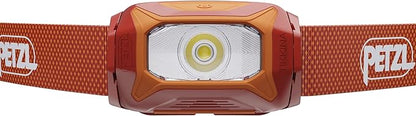 PETZL TIKKINA Headlamp - Compact, Easy-to-Use 300 Lumen Headlamp, Designed for Hiking, Climbing, Running, and Camping