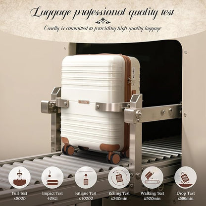 Luggage Sets 6 Piece with Spinner Wheels, Lightweight Hardshell Suitcase Set with TSA Lock, Carry On Checked Luggage with Travel Bag & Toiletry Bag (Black, 6 piece sets（14/20/24/28/DB/TB）)