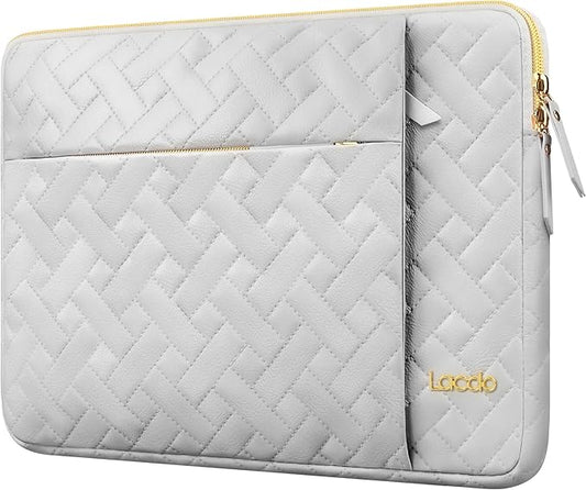 Lacdo Laptop Sleeve Case for 14 inch New MacBook Pro M5/M4/M3/M2/M1 Chips Pro Max A3434 A3112 A3401 A3185 A2918 A2992 A2779 2025-2021, 13.8" Surface Laptop 7th Copilot+PC Computer Bag, Space Gray
