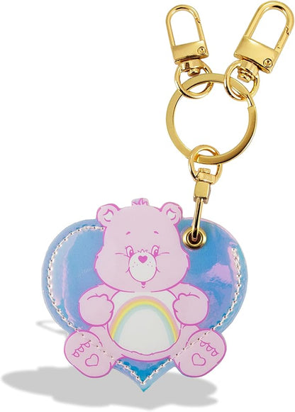 Sonix x Care Bears Keychain Case Compatible with Apple AirTag | Protective AirTag Cover Keychain Charm | Pink |Cheer Bear