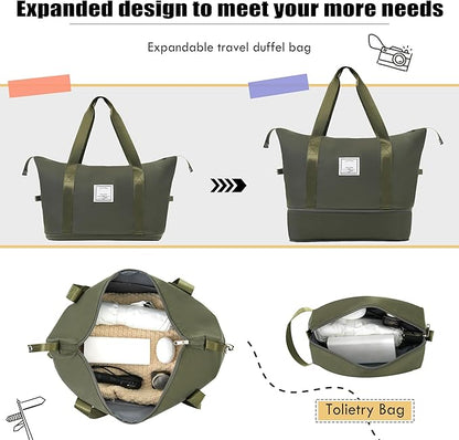 Luggage Sets 5 Piece Softside Expandable Lightweight Durable Softshell Suitcase Sets Spinner Wheels TSA Lock