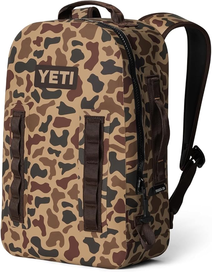 YETI Panga 28 Airtight Waterproof Submersible Backpack, Wetlands Camo
