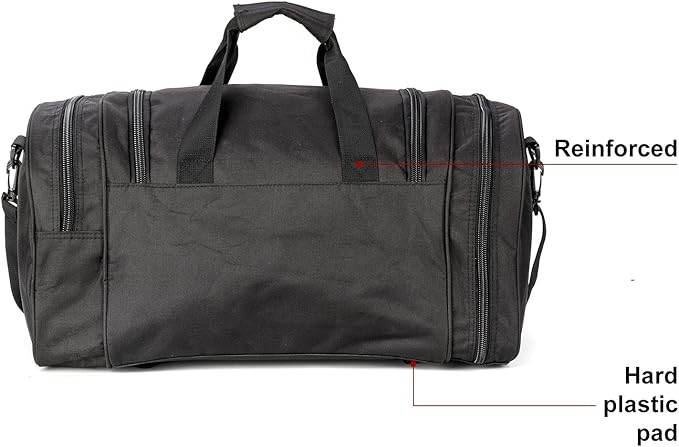 Tactical Travel Duffle Bag with Shoes Compartment Weekender Bags Carry On Overnight Bag For Men and Women Gym Sports Tote Pocket