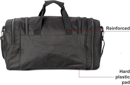 Tactical Travel Duffle Bag with Shoes Compartment Weekender Bags Carry On Overnight Bag For Men and Women Gym Sports Tote Pocket