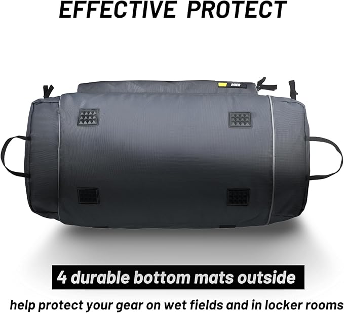 MIER Large Gym Bag for Men Sports Duffle Bag with Shoe Compartment 60L Lightweight Duffel Bags for Workout Fitness Travel