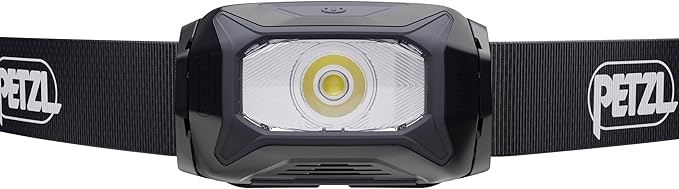 PETZL TIKKINA Headlamp - Compact, Easy-to-Use 300 Lumen Headlamp, Designed for Hiking, Climbing, Running, and Camping